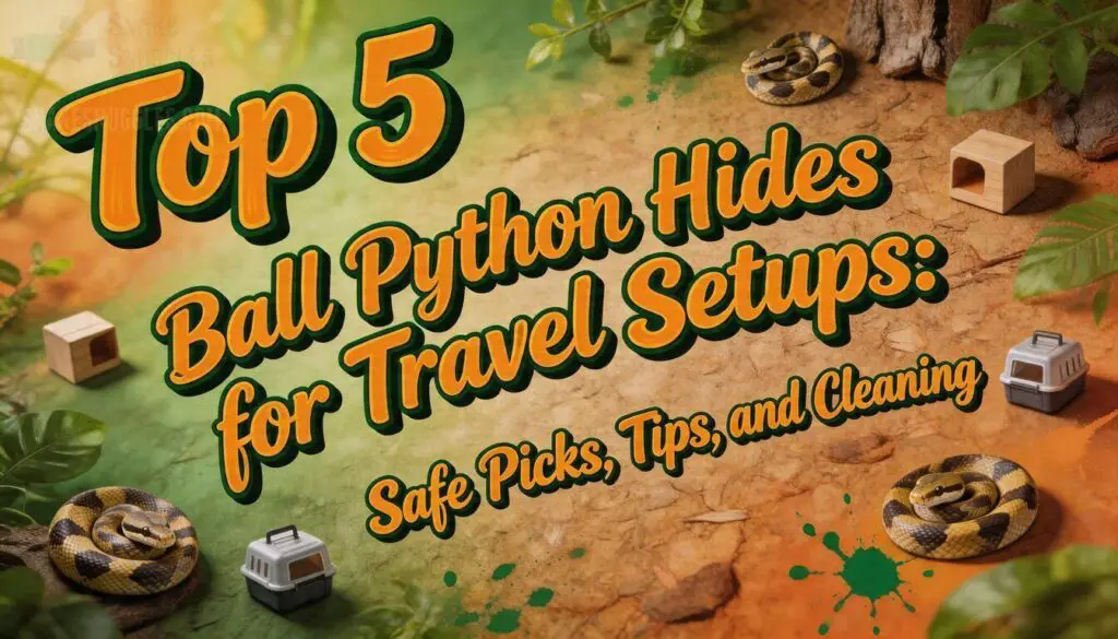 Top 5 Ball Python Hides for Travel Setups: Safe Picks, Tips, and Cleaning