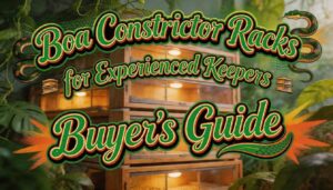 boa constrictor racks for experienced keepers