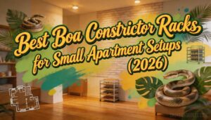 boa constrictor racks for small apartment setups