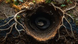 burrowing support for active species burrowing support for active species