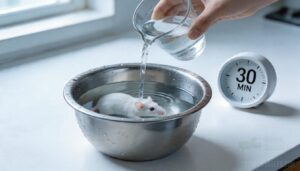 change cold water regularly if using that method change cold water regularly if using that method