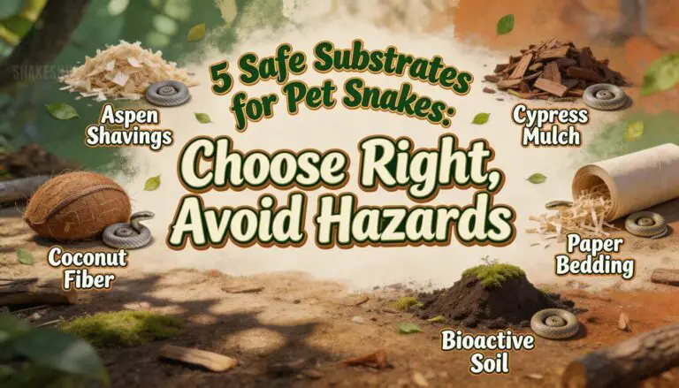 5 Safe Substrates for Pet Snakes: Choose Right, Avoid Hazards