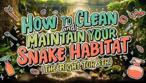 cleaning and maintaining snake habitat cleaning and maintaining snake habitat