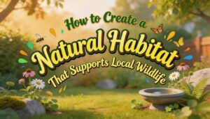 creating a natural habitat creating a natural habitat