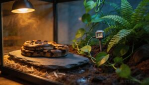 creating basking spots and temperature gradients creating basking spots and temperature gradients