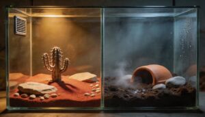 creating dry and humid enclosure zones creating dry and humid enclosure zones