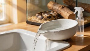 empty the bowl fully each morning empty the bowl fully each morning