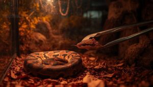 feed inside the enclosure to reduce stress feed inside the enclosure to reduce stress