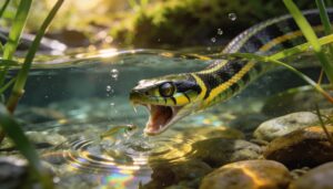 fish-eating snakes — garter snakes and water snakes fish-eating snakes — garter snakes and water snakes