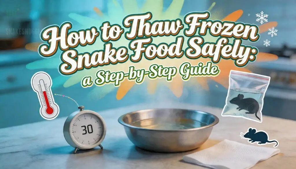 How to Thaw Frozen Snake Food Safely: a Step-by-Step Guide