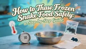 frozen snake food thawing frozen snake food thawing