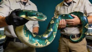handling larger snakes with a second person handling larger snakes with a second person