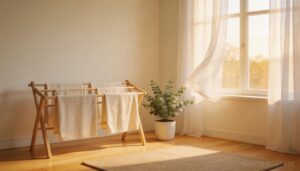 hang damp towels or linens indoors hang damp towels or linens indoors