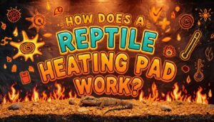 how does a reptile heating pad work