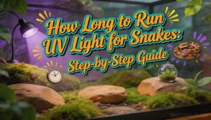 how long to run uv light for snakes