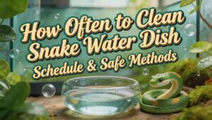 how often to clean snake water dish how often to clean snake water dish