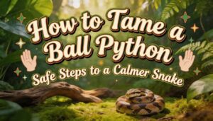 how to tame a ball python how to tame a ball python