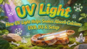 how uv light helps snakes absorb calcium