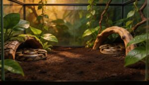 minimum space requirements per snake minimum space requirements per snake