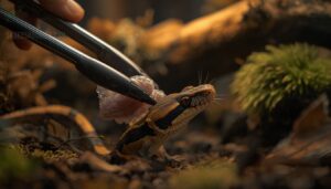 move prey with short, natural, jittery motions move prey with short, natural, jittery motions