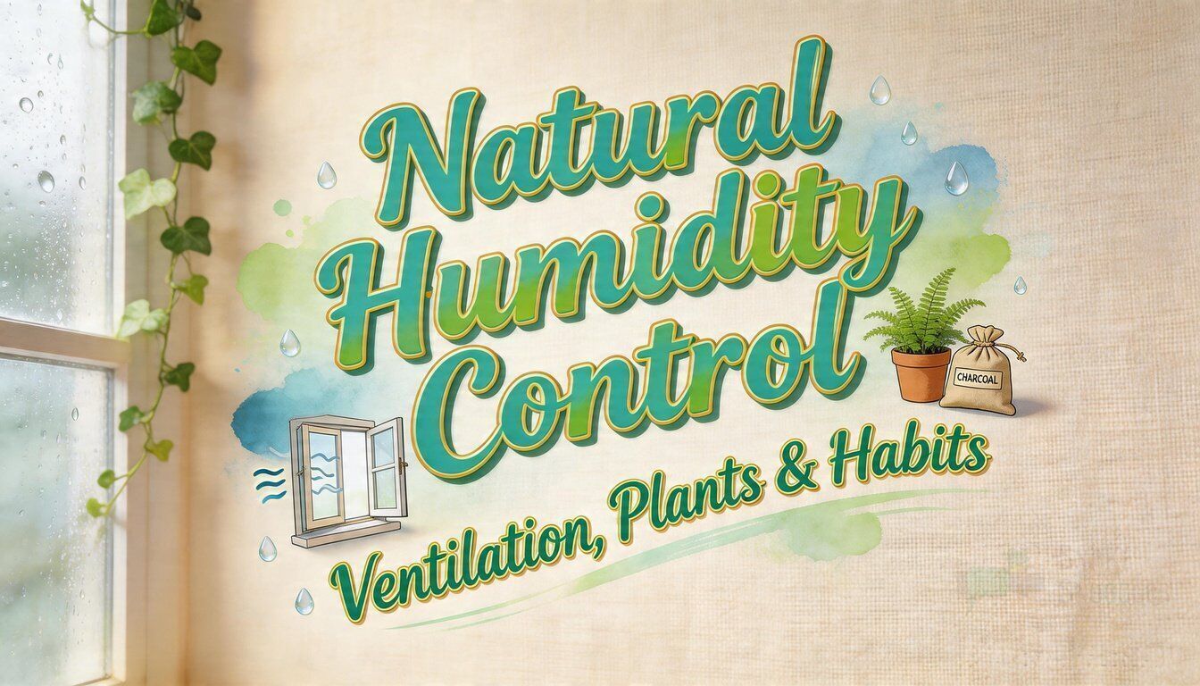 Natural Humidity Control Techniques: Ventilation, Plants & Habits