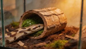 placement on the warm side of the enclosure placement on the warm side of the enclosure