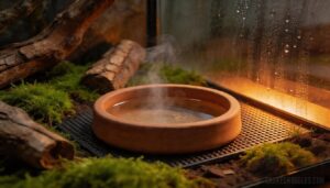 position the water bowl for natural evaporation position the water bowl for natural evaporation