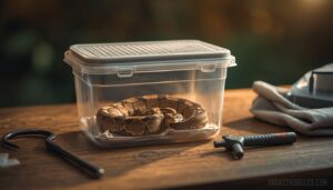 preparing a safe temporary holding container preparing a safe temporary holding container