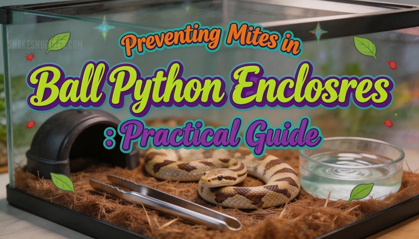 Preventing Mites in Ball Python Enclosures: Practical Guide - How To Treat Ball Python Mites