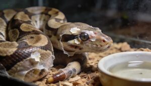 problems during shedding and retained skin problems during shedding and retained skin