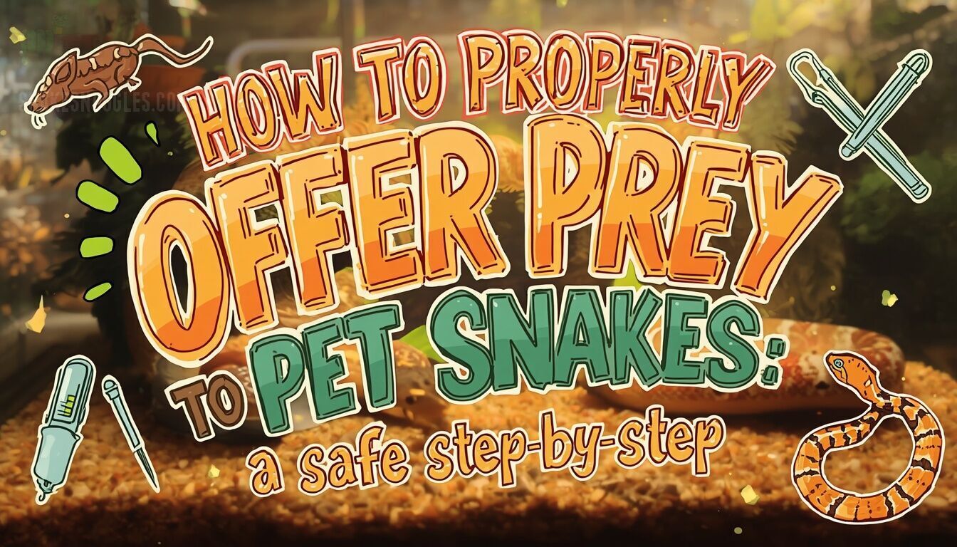 How to Properly Offer Prey to Pet Snakes: a Safe Step-by-Step
