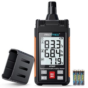 Protmex HT607 Temperature Humidity Meter B0BD7NQG2J