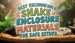recommended snake enclosure materials recommended snake enclosure materials