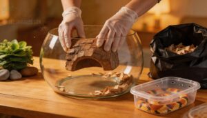 removing substrate and décor removing substrate and décor