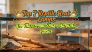 reptile heat lamps for classroom snake habitats