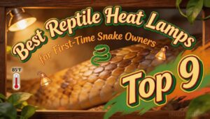 reptile heat lamps for first time snake owners