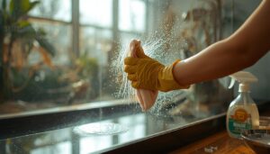 scrubbing enclosure walls and surfaces scrubbing enclosure walls and surfaces