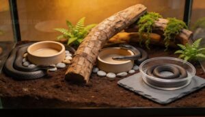 separate water bowls and feeding zones separate water bowls and feeding zones