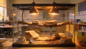 setting up and maintaining heat lamps in a classroom setting up and maintaining heat lamps in a classroom