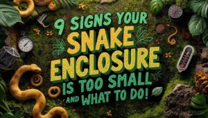 signs your snake enclosure is too small
