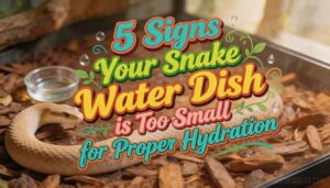 signs your snake water dish is too small signs your snake water dish is too small