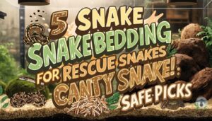 snake bedding for rescue snakes