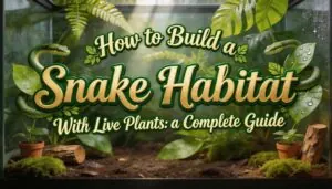 snake habitat with live plants snake habitat with live plants