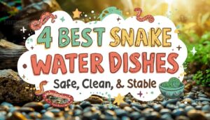 snake water dishes for kids with pet snakes