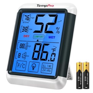 TempPro TP55 Digital Indoor Hygrometer B06XTPTG1J
