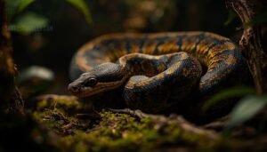 tight coiling, hissing, and s-shaped posture tight coiling, hissing, and s-shaped posture