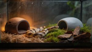 two hides minimum per enclosure two hides minimum per enclosure