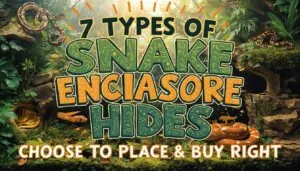 types of snake enclosure hides