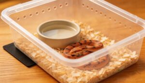using plastic tubs for small snakes using plastic tubs for small snakes