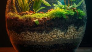 using substrate depth to hold moisture using substrate depth to hold moisture